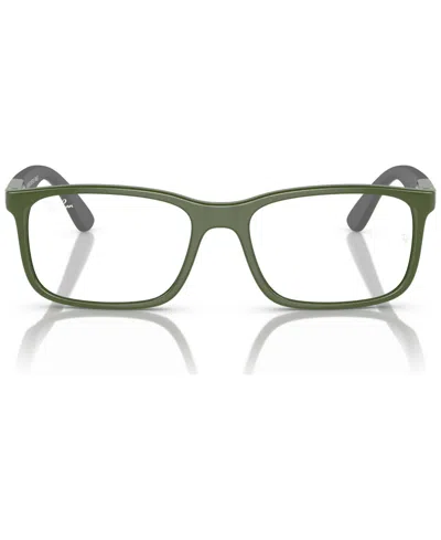 Ray-ban Jr Kids Rectangle Eyeglasses, Rb1621 47