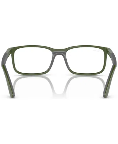Ray-ban Jr Kids Rectangle Eyeglasses, Rb1621 47