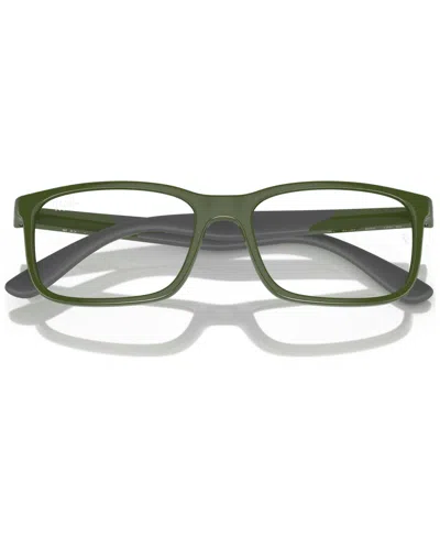 Ray-ban Jr Kids Rectangle Eyeglasses, Rb1621 47
