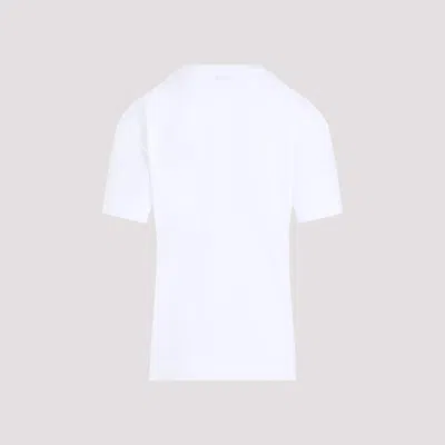 Brunello Cucinelli Chest Pocket Round Neck Short Sleeve T-shirt In White