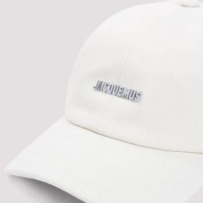Jacquemus The Gadjo Baseball Cap In Off-white In White