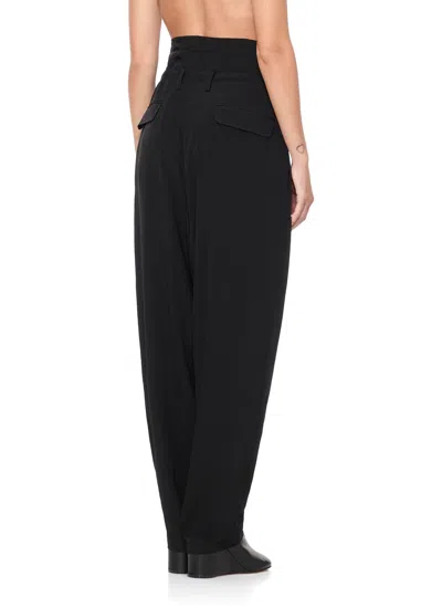 Y's Pants With Drawstrings In Black