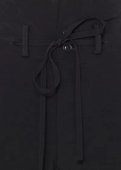 Y's Pants With Drawstrings In Black
