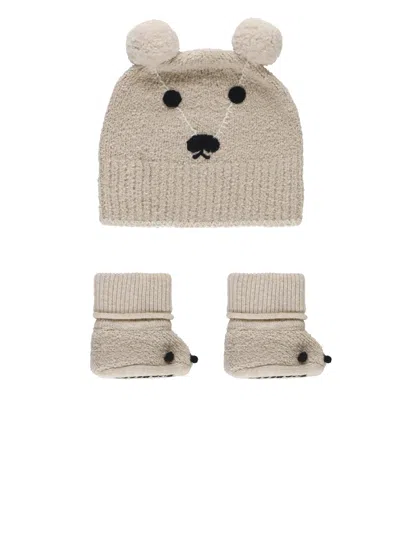 Burberry Cotton Blend Set In Neutral