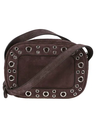 Valentino Garavani Nellcote Shoulder Bag In Brown