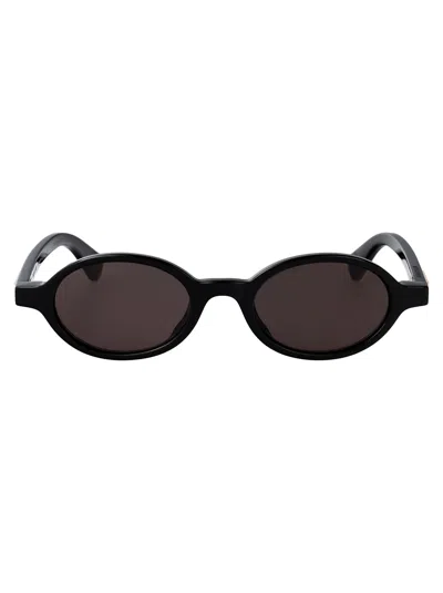 Bottega Veneta Acetate Black Sunglasses In Multi