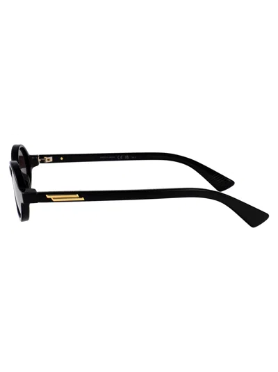 Bottega Veneta Acetate Black Sunglasses In Multi