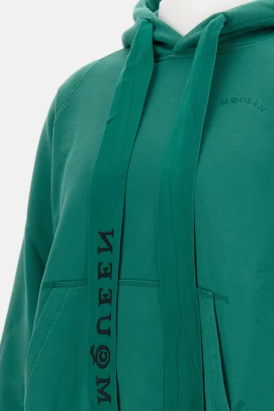 Alexander Mcqueen Hoodie In Green