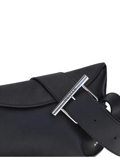 Alexander Mcqueen Alexander Mc Queen Sling T Bar Black Shoulder Bag In Black