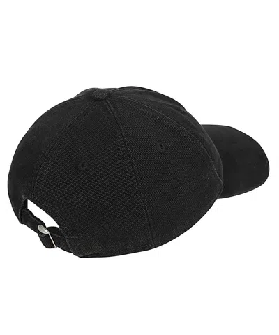 Msgm Logo Baseball Cap In Black