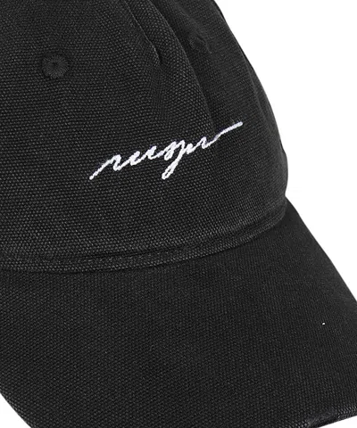 Msgm Logo Baseball Cap In Black