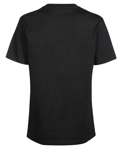 Msgm Cat Printed T-shirt In Black