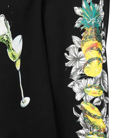 Msgm Printed Cotton Sweatshirt In Multi