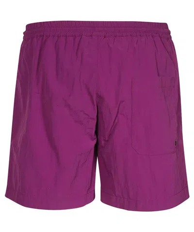 Msgm Swim Shorts In Purple