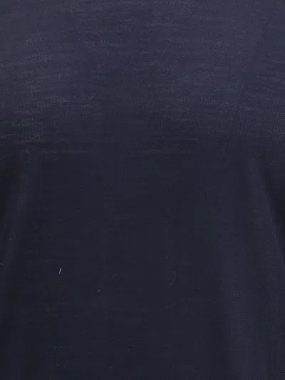 Giorgio Armani Virgin Wool Sweater In Blue