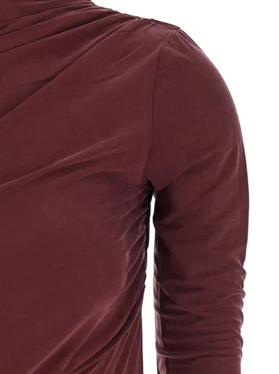 The Andamane Sophie Maxi Long Dress In Bordeaux Polyamide Polyester In Brown