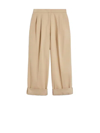 Weekend Max Mara Weekend Maxmara  Bronzo Trouser Beige In Neutral