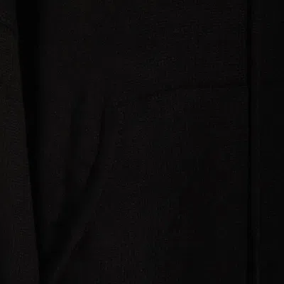 Antonelli Hooded Knitted Sweater In Black