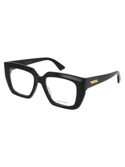 Bottega Veneta Black Acetate Optical Glasses
