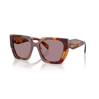 Prada 55mm Gradient Rectangular Sunglasses In Multi