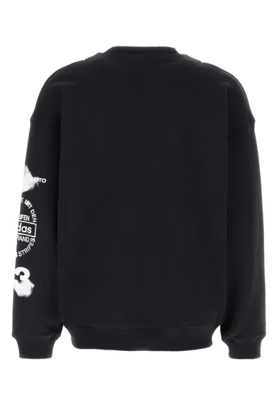 Y-3 Men's Graphic Crew Sweat In Black