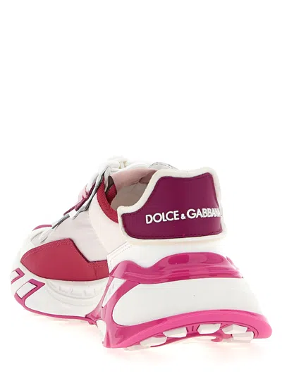 Dolce & Gabbana Day Faster Viscose Fabric Sneakers In Multi