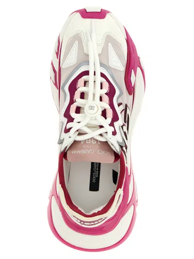 Dolce & Gabbana Day Faster Viscose Fabric Sneakers In Multi