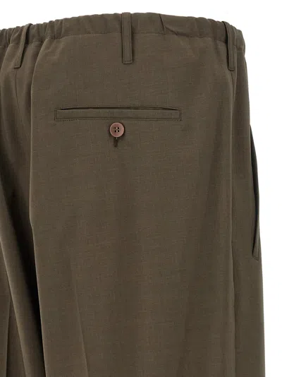 Magliano Tailored Trousers With Pleats And Pockets In Brown