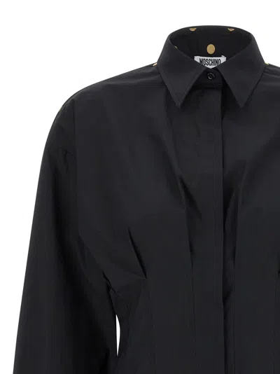 Moschino Printed Shirt In Black