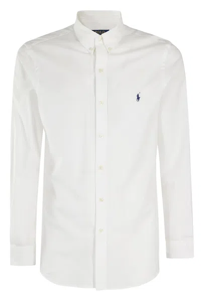 Polo Ralph Lauren White Cotton Tank Top In White