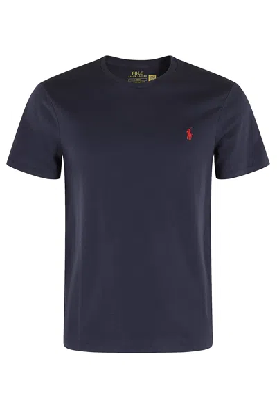 Polo Ralph Lauren Ralph Lauren Crew Neck T Shirt Navy In Blue