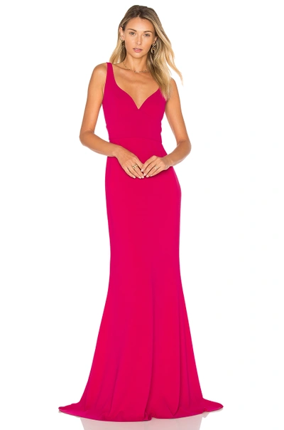Jill Jill Stuart Sleeveless Gown In Fuchsia