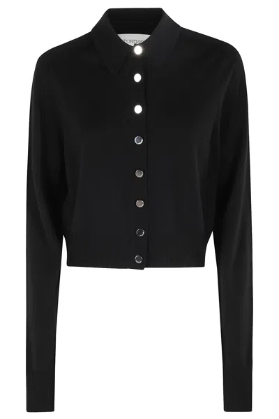 Sportmax Perseus Black Cardigan In Black