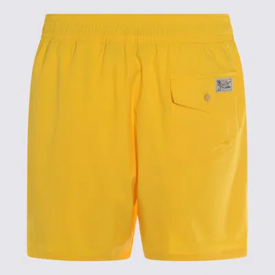 Polo Ralph Lauren Men's Traveler Swim Costume In Yellow