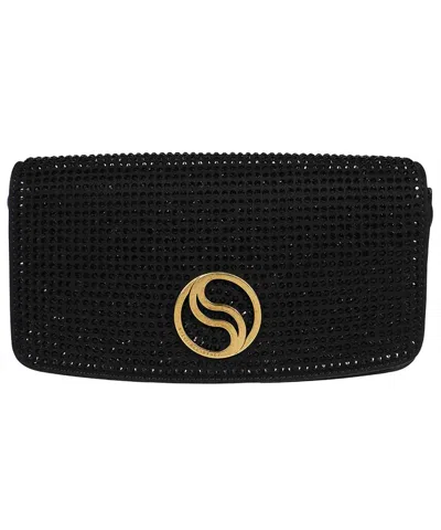 Stella Mccartney Stella Mc Cartney Black Alter Mat Mini S Wave Wallet In Black