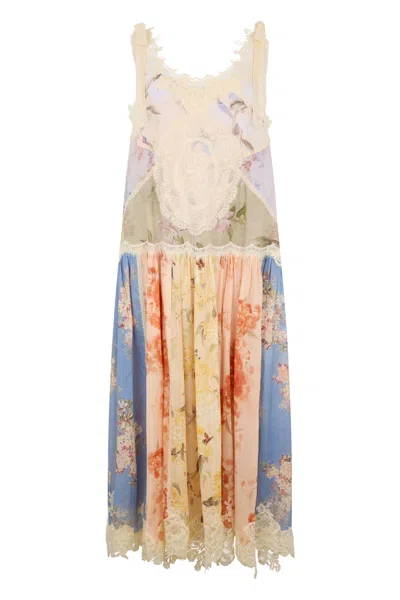 Zimmermann 'cascadian' Dress In Multi