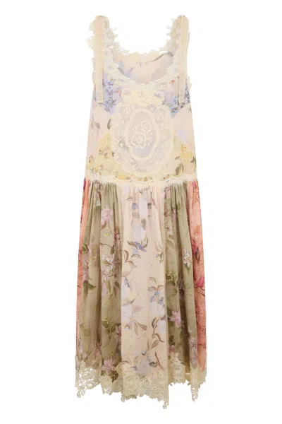 Zimmermann 'cascadian' Dress In Multi