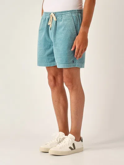 Polo Ralph Lauren Corduroy In Prepster Polo Classic Fit Shorts In Seafoam Green