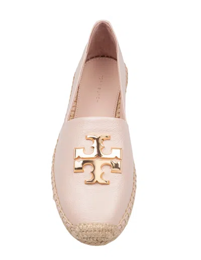 Tory Burch Eleanor Pink Leather Espadollas In Pink