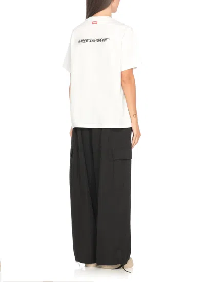Kenzo Logo T-shirt In White