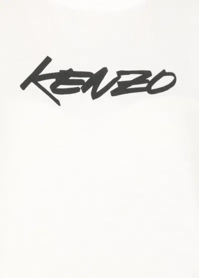 Kenzo Logo T-shirt In White
