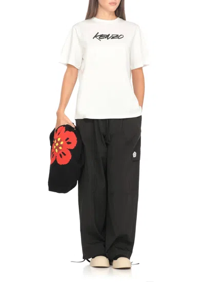 Kenzo Logo T-shirt In White