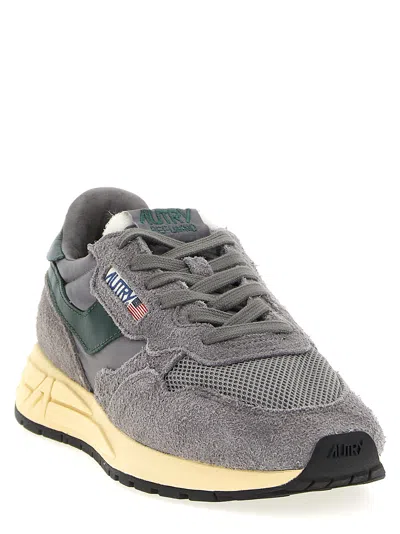 Autry Reelwind Low Sneakers In Gray