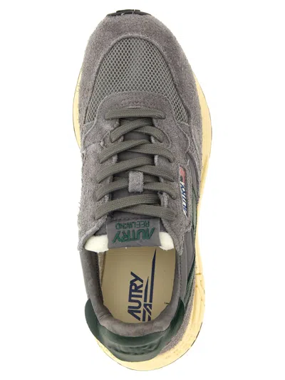 Autry Reelwind Low Sneakers In Gray