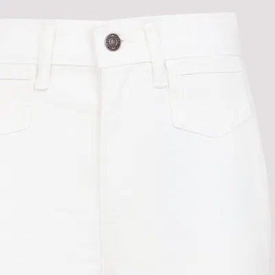 Tom Ford High-waisted Flared Pants With Classic Five-pocket Design In White