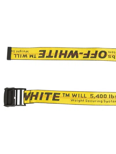 Off-white Logo-tape Adjustable-fit Belt In Multi