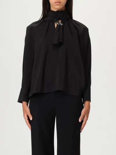 Max Mara Leonida Silk Blouse In Black