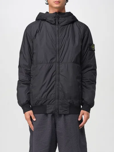 Stone Island Crinkle Reps Ny Recycled Nylon Regular-fit. Giacca In Nylon Riciclato Con Primaloft-tc. Rivestimento In Black