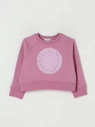 Stella Mccartney Kid - Logo Graphic Sweatshirt In Pink