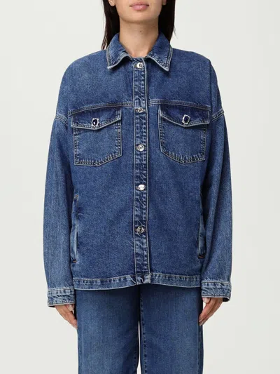 Liu •jo Jacket Liu Jo Woman Color Blue In Blue